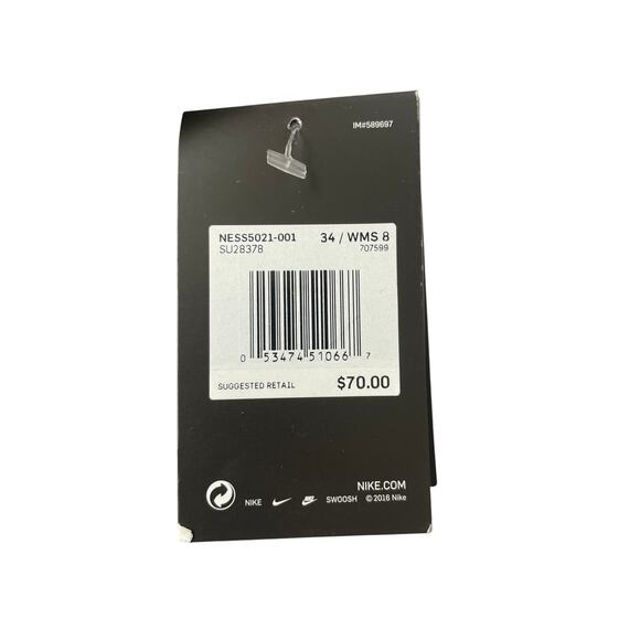 NIKE, SIZE 8, SWIMSUIT, BLACK, LOW BACK, RACER BACK - Picture 3 of 5